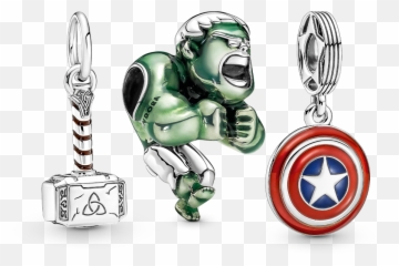 Captain America Charm Marvel X Pandora - png