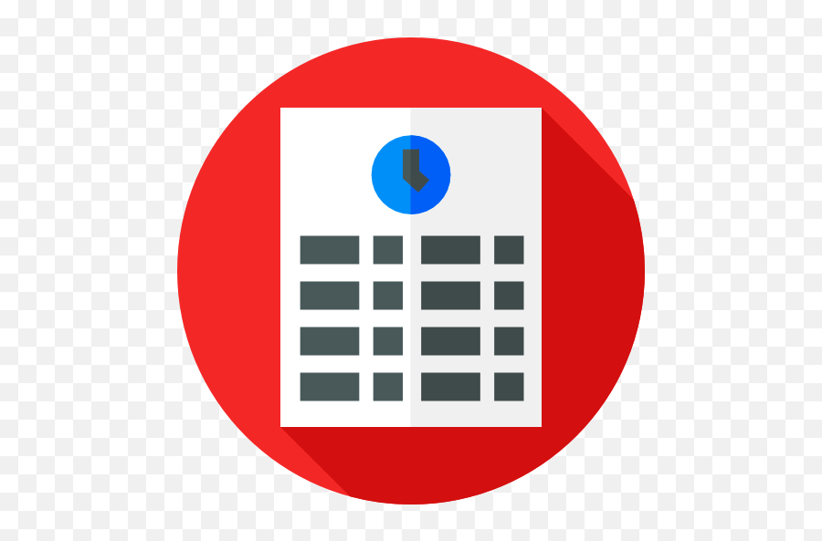 Timetable - Free Business Icons Colorful Calculator Icon Png,Time Table Icon