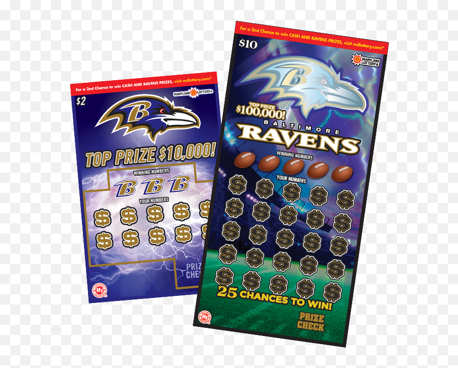 Ravens 2019 U2013 Maryland Lottery - Baltimore Ravens Png,Baltimore Ravens Png