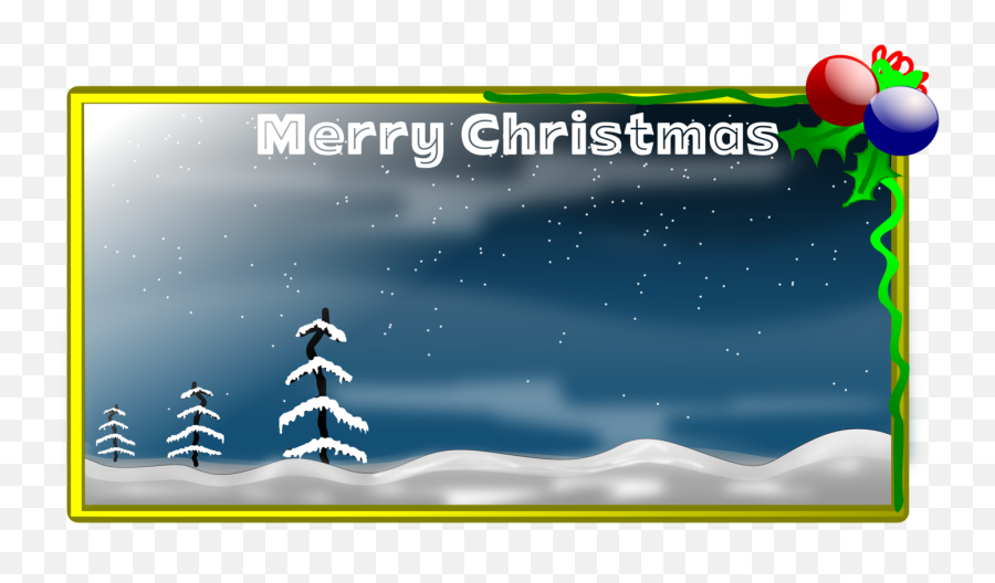 Grassscreenshotarea Png Clipart - Royalty Free Svg Png Christmas Night Snow Background,Greeting Card Icon