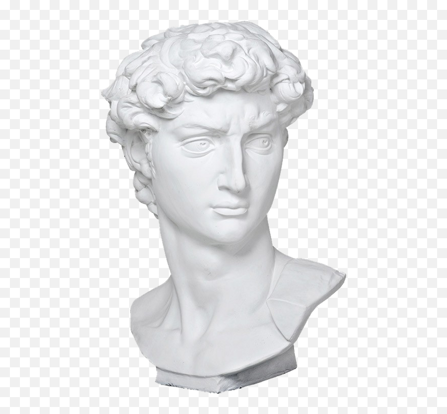 Statue Aesthetic Vaporwave - Transparent Head Statue Png,Sculpture Png