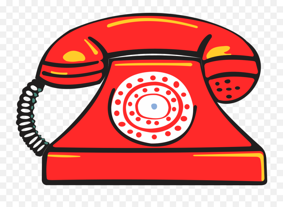 Onlinelabels Clip Art - Red Land Phone Land Phone Clipart Png,Red Phone Png