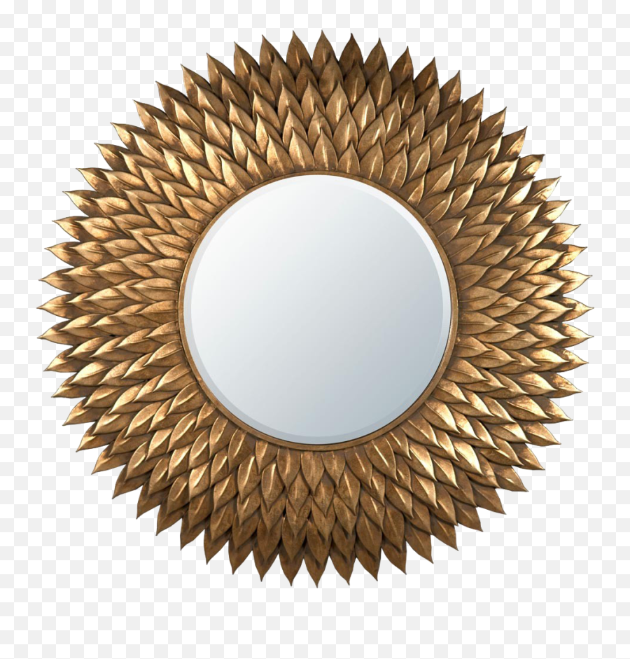 Download Golden Mirror Frame Png Image - Metal Leaf Blank Certificate Badge,Metal Frame Png