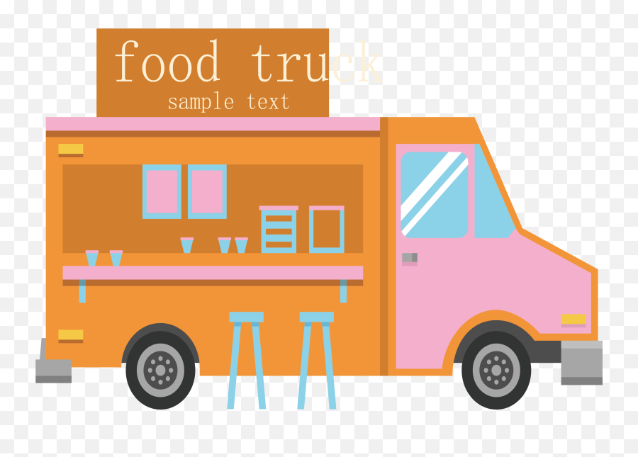 Truck Cartoon Png - Ice Cream Truck Clipart Png,Food Truck Png