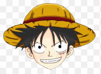 Mentahan Gambar Kepala Anime One Piece Png - Grafis Media One Piece Face Png,One Piece Png