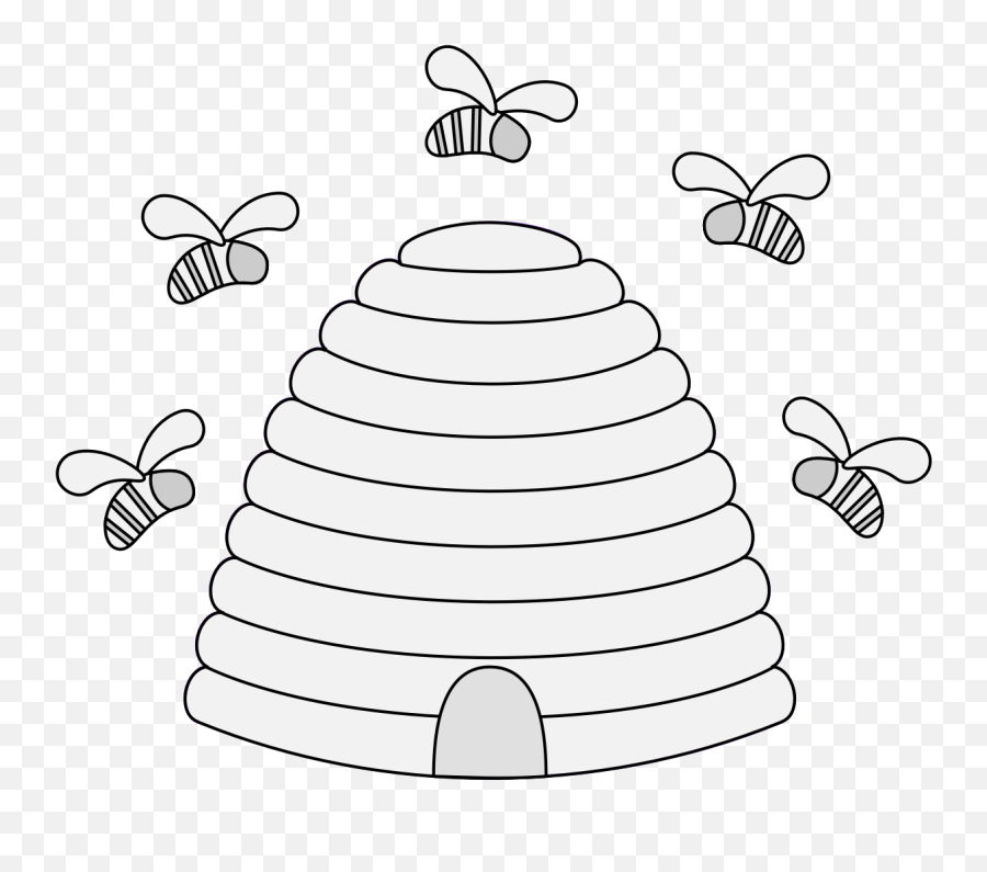 Beehive - Traceable Heraldic Art Clip Art Png,Beehive Png