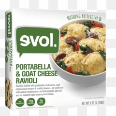 Portabella U0026 Goat Cheese Ravioli - Evol Ravioli Png,Ravioli Png