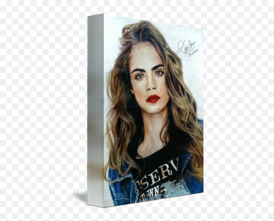 Care Delevingne Portrait By Uyen Duy Le - Girl Png,Cara Delevingne Png