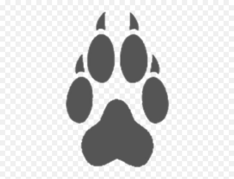 Download Hd Paw Graypaw Wolfpaw Freetoedit - Wolf Paw Tattoo Simple Wolf Paw  Tattoo Png,Wolf Paw Png - free transparent png images 