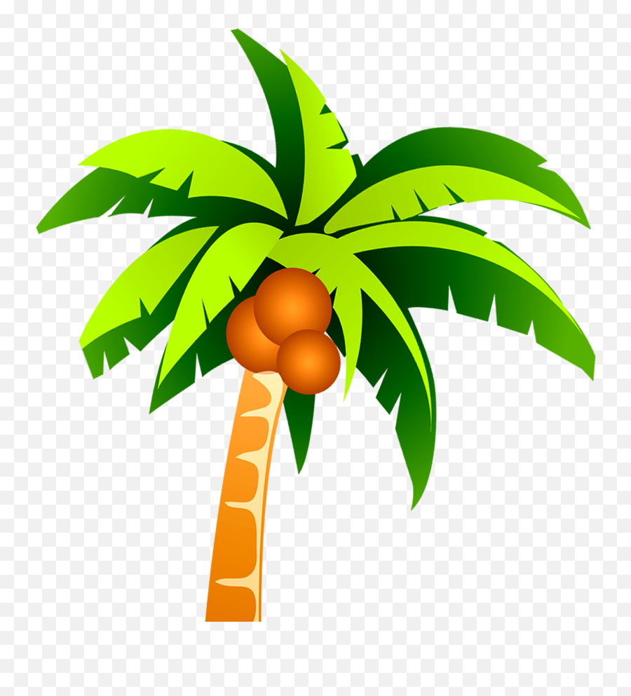 Clip Art - Clipart Coconut Tree Vector Png,Tree Clipart Png - free ...
