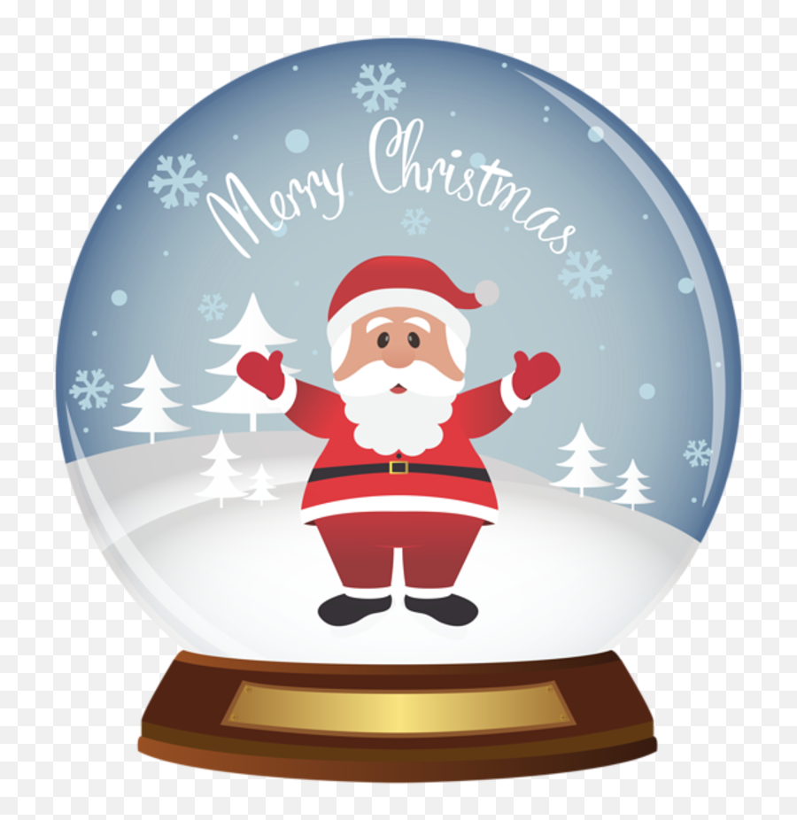 Download Hd Christmas Snow Globe Clipart Png - Christmas Snow Globe,Snow Clipart Png