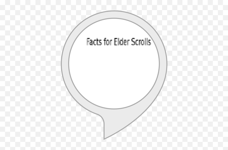 Amazoncom Facts For Elder Scrolls Alexa Skills - Circle Png,Elder Scrolls Png