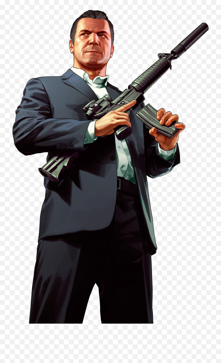 Download City Andreas San Vice Auto Weapon Profession Hq Png - Michael Gta Png,Gta V Png