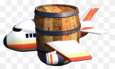 Jumbo Barrel - Donkey Kong Country Plane Png,Funky Kong Png