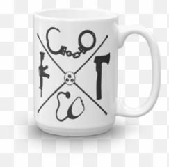 Swine Gear Hipster Logo Coffee Cup - png