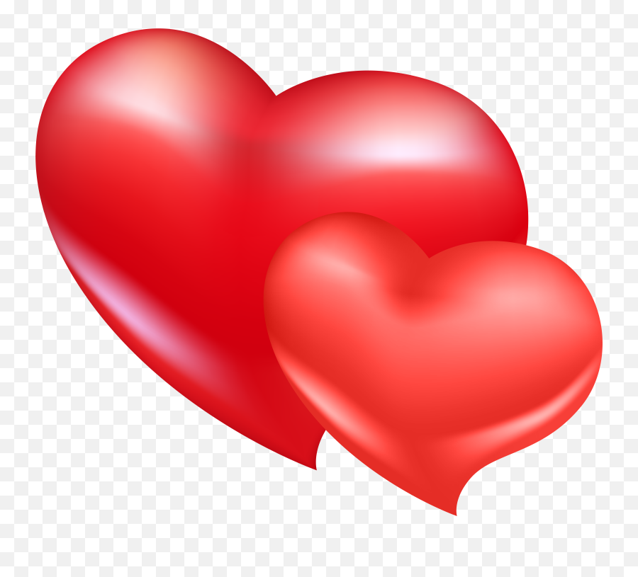 Double Heart Emoji Png Red