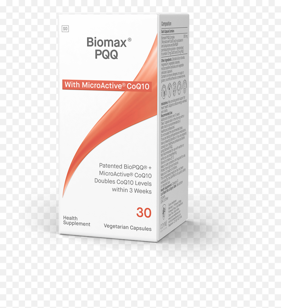 Biomaxpqq Pqq With An Active Dose Of Microactive Coq10 - Paper Png,Mitochondria Png