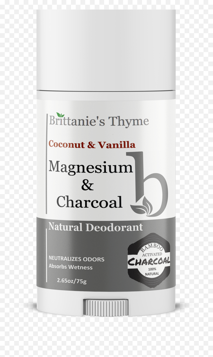 Coconut U0026 Vanilla Magnesium Charcoal Deodorant Png