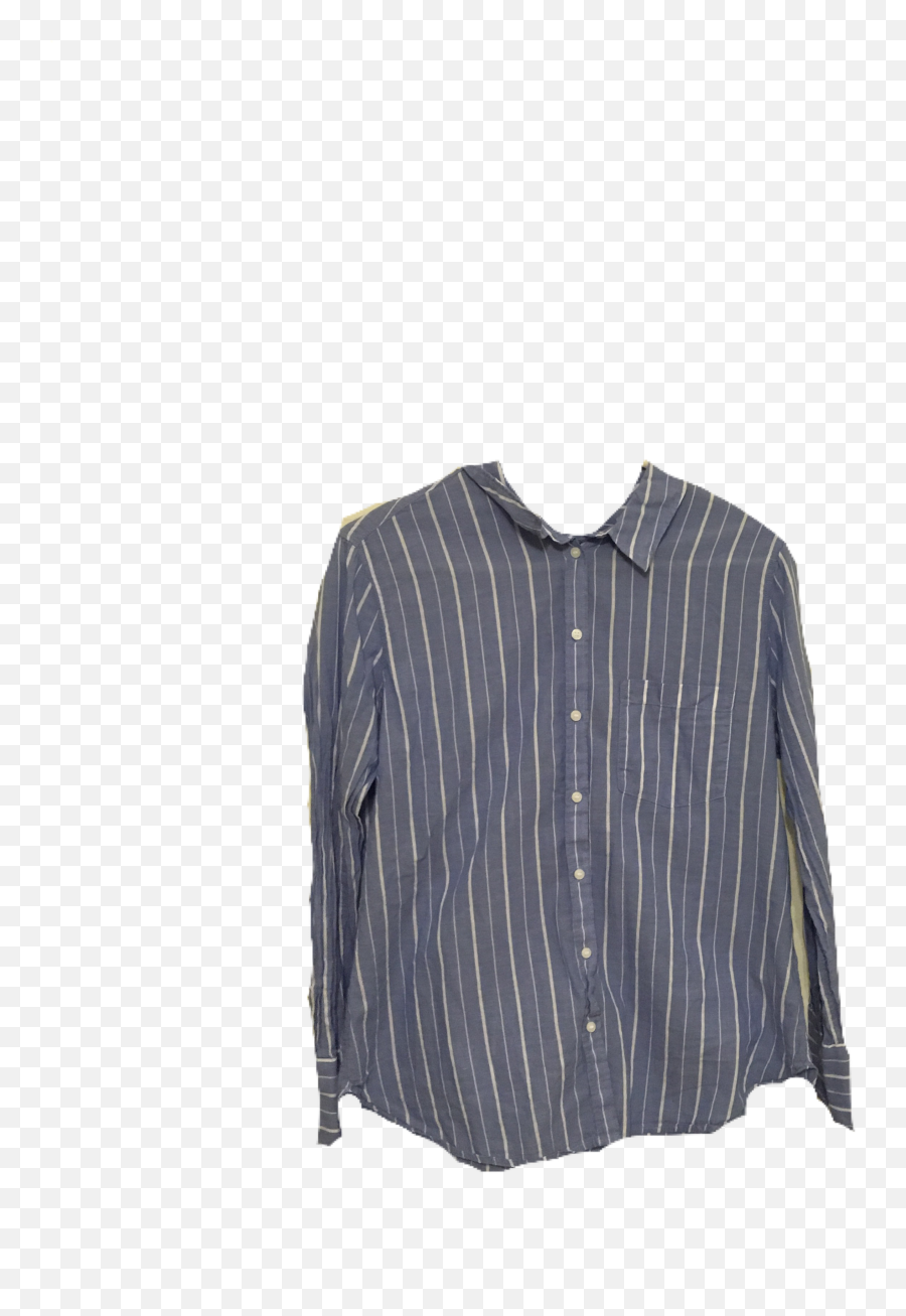 Light Blue Stripe Button Shirt Fashion Stripes Tops - Cardigan Png,Light Streaks Png
