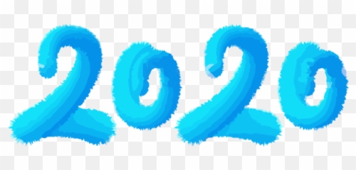 Download New Year 2020 Blue Aqua Turquoise For Happy Day Hq - Graphic Design Png,New Day Png