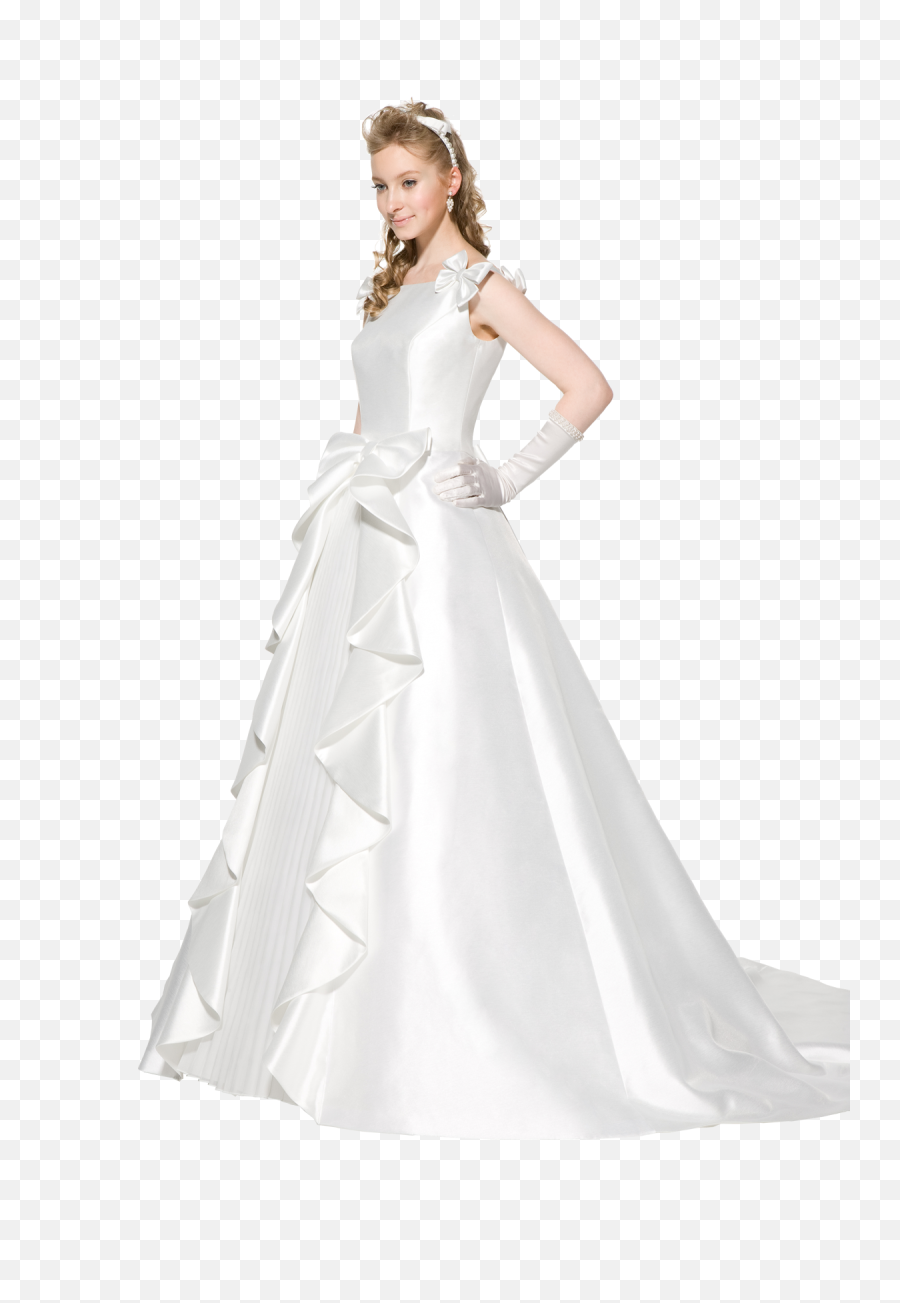 Bride Wear Beautiful White Dress Png - Girl Wedding Dress Png,White Dress Png