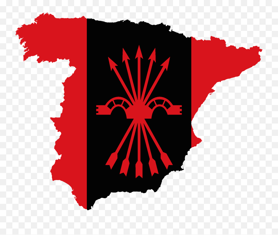 Flag Map Of Spain - Spanish Second Republic Flag Png,Spanish Flag Png