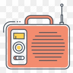 Broadcast Broadcasting Radio Icon - Color Png