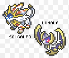 Free Online Pixel Art Drawing Tool - Pixel Art Pokemon Solgaleo Png,Solgaleo Png
