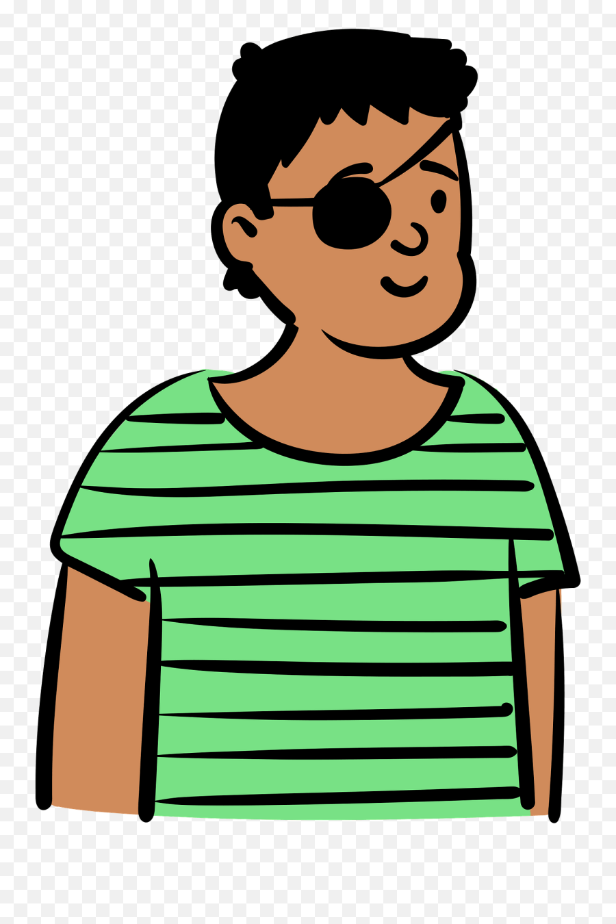 Boy With An Eyepatch Clipart Free Download Transparent Png - Clip Art,Eyepatch Png