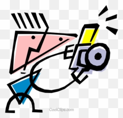 Cool Cameraman Royalty Free Vector Clip Art Illustration - Language Png,Cameraman Png
