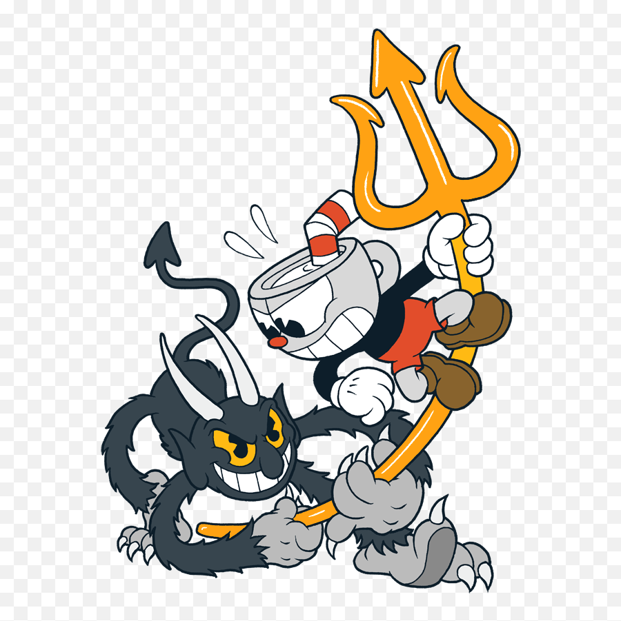 Dont Deal With The Devil - Cuphead And The Devil Png,Cuphead Logo Png