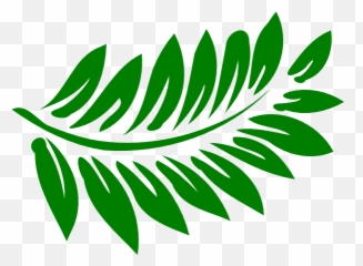 Free Fern Stencil Cliparts Download - Transparent Tropical Leaf png
