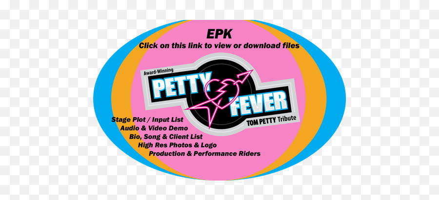 Petty Fever The Award Winning Tom Tribute - Press Kit Language Png,Tom Petty Logo