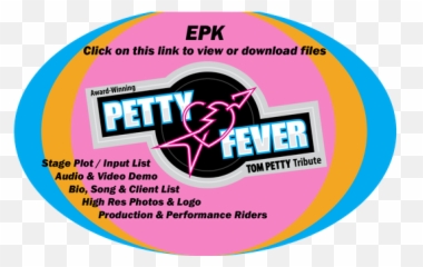Petty Fever The Award Winning Tom Tribute - Press Kit Language Png,Tom Petty Logo