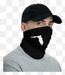Florida Outline Neck Gaiter - Stylish Face Mask For Boys png