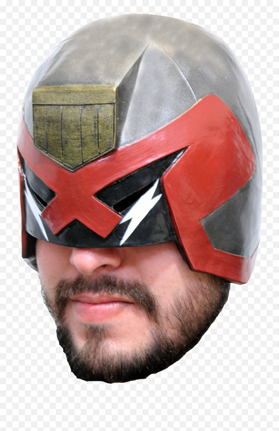 Judge Dredd Helmet Ghoulish Productions - Judge Dredd Mask Cosplay Png,Judge Dredd Logo