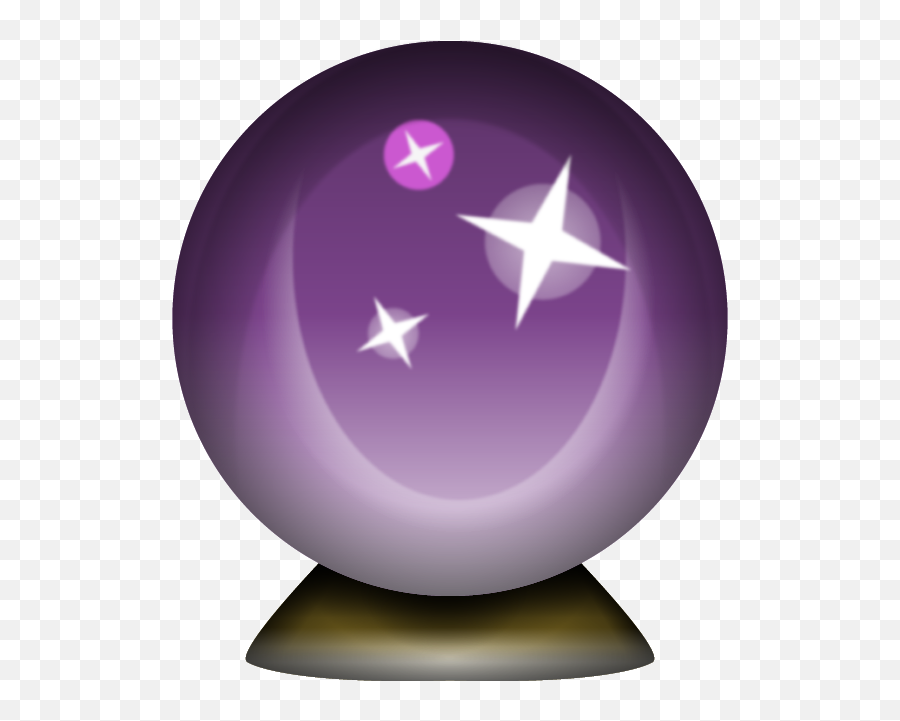 Crystal Ball Png - Crystal Ball Emoji Png,Crystal Ball Transparent