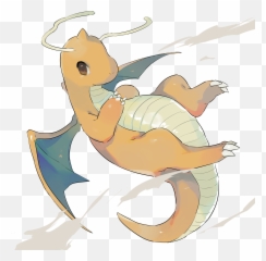 Dragonite Drawn - Dragon Png,Dragonite Transparent