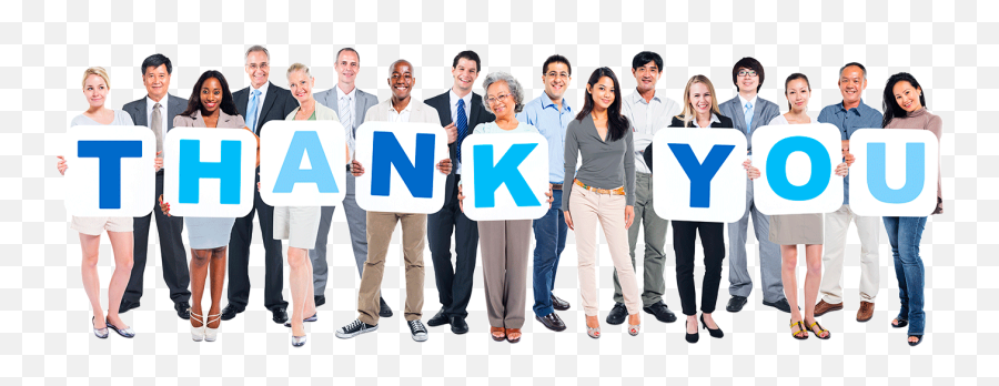 Thank You - Contact Crosby Mook Office Equipment People Holding Letters Png,Office People Png