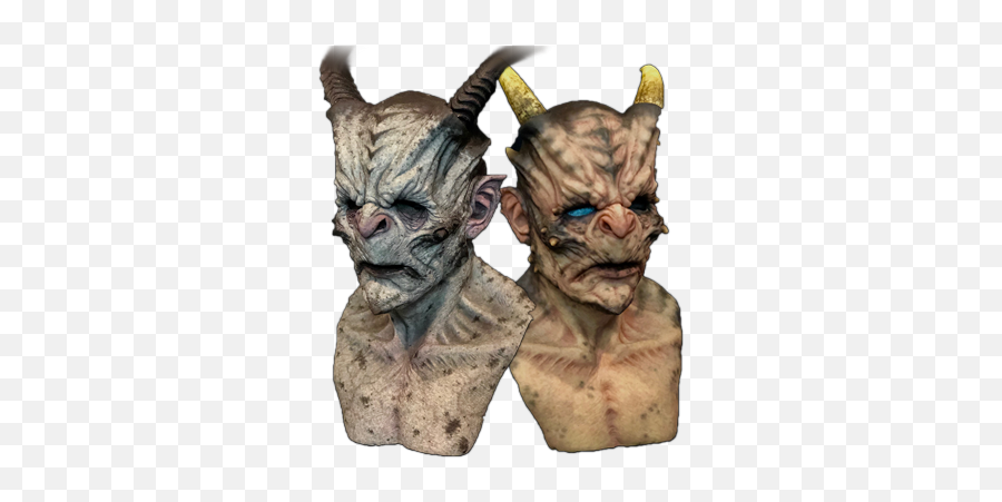 Demon Silicone Mask - Maska Demon Png,Demon Horns Transparent