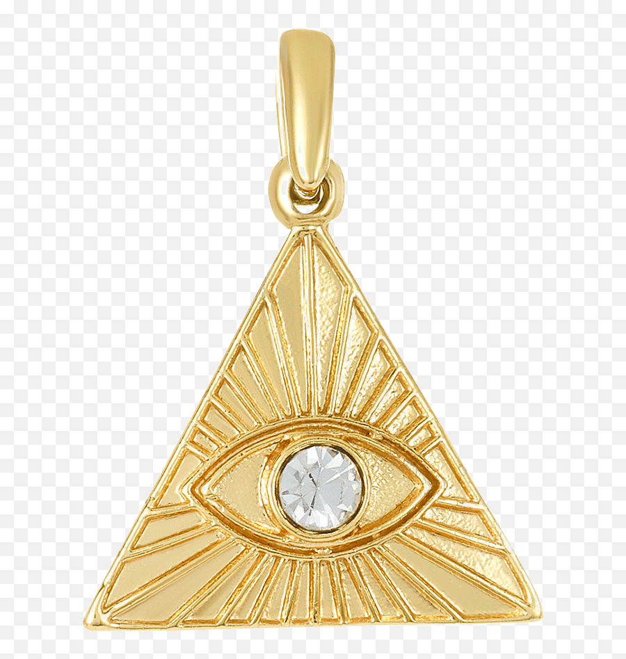 Icons Mini All Seeing Eye Necklace - Solid Png,Mini Icon