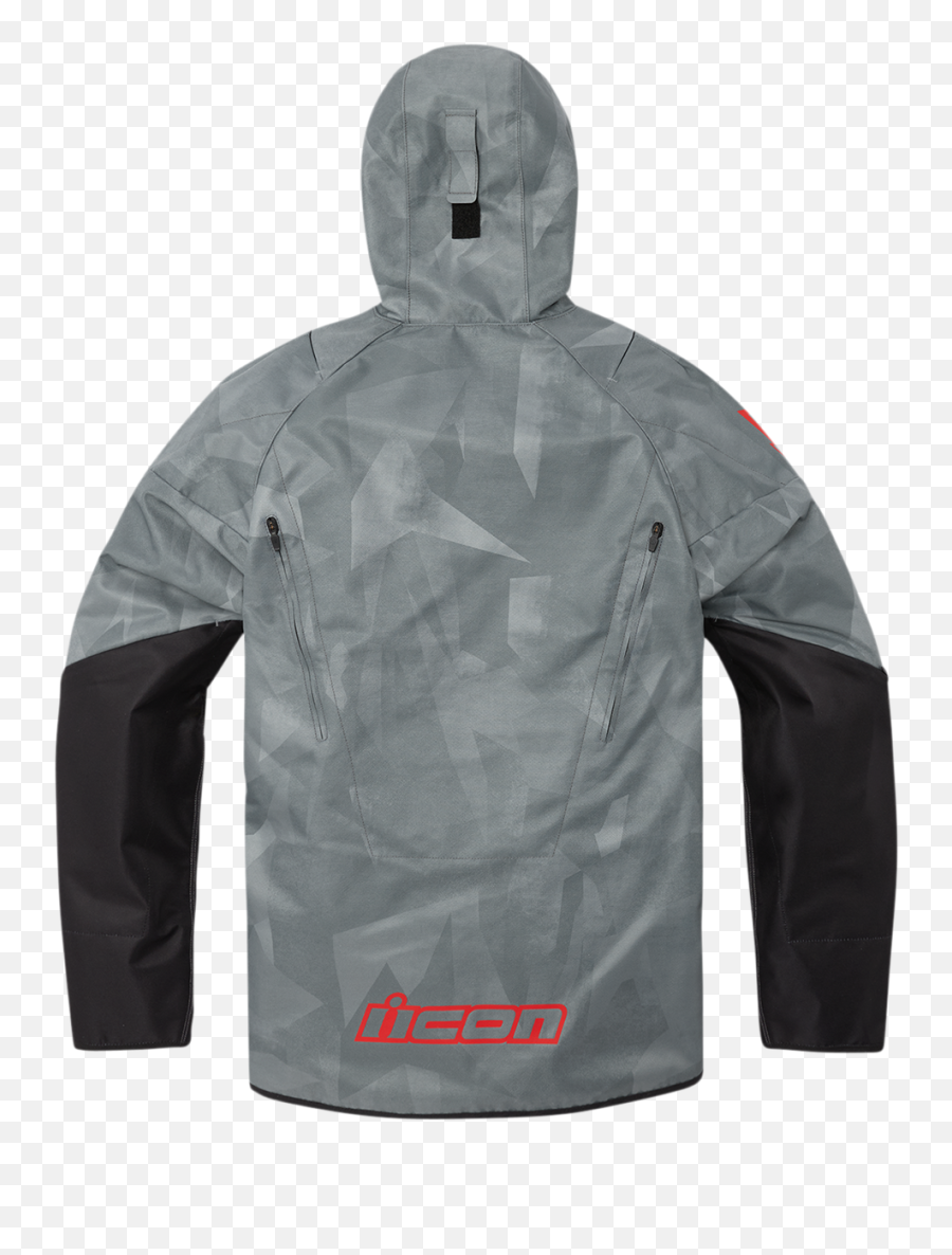 Icon Airform Battlescar Gray Mens - Hooded Png,Icon Battlescar