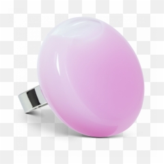 Glass Ring - Platine Giga Milk Bubble Gum Crystal Png,Bubble Gum Png