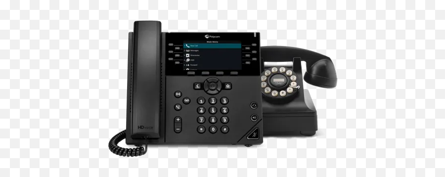 What Is A Voip Phone And How It Works Faqs Samples - Polycom Vvx 450 Handsets Png,Ip Phone Icon