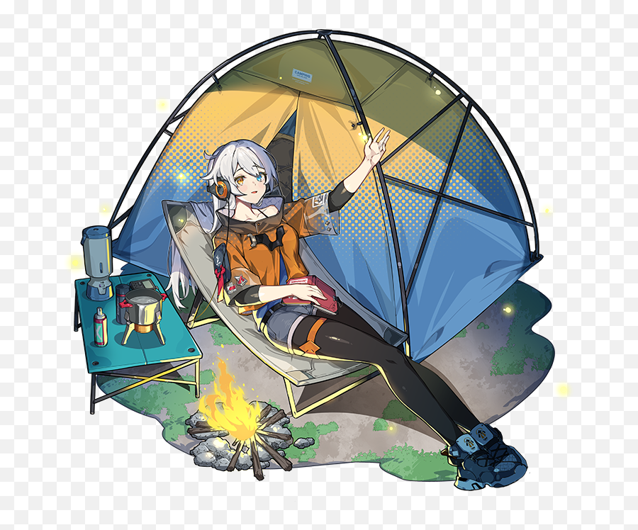 Kiana - Camping Official Honkai Impact 3 Wiki Kiana Camping Png,Camping Cartoon Icon