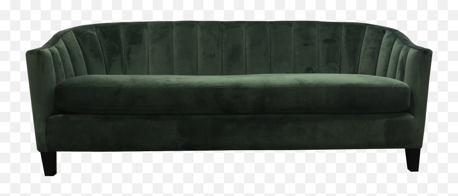 Dark Green Velvet Zara 3 Seater Sofa - Furnitureliving Room Png,Couch Transparent