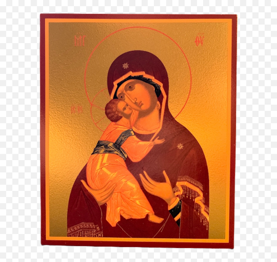 Vladimir Icon Of The Mother God U2013 Anastasisgiftshopcom - Picture Frame Png,Russian Icon Nativity Of Christ