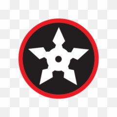 Martial Arts Ninja Star 03805 Print Vinyl Stickers - Simbolos Patrios De Japon Png,Ninja Star Png