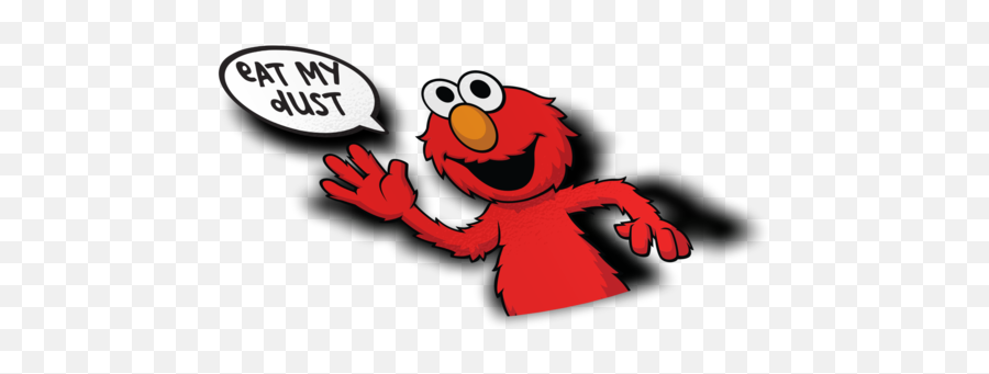 Elmo Sticker - Cartoon Clipart Full Size Clipart 4093887 Cartoon Png,Oscar The Grouch Png