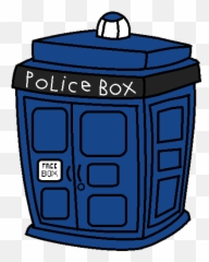 Police Box Tardis Tote Bag Png